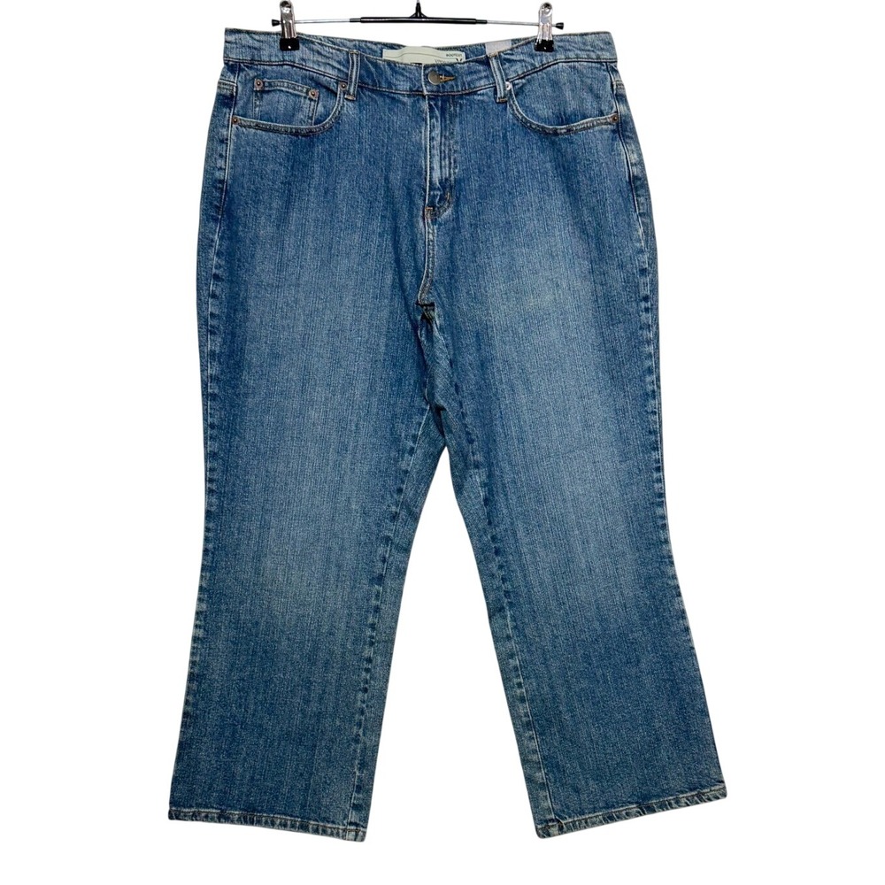 NEW Venezia Jeans Women 20 Petite 38X28 Blue Denim Bootcut Stretch Lane Bryant